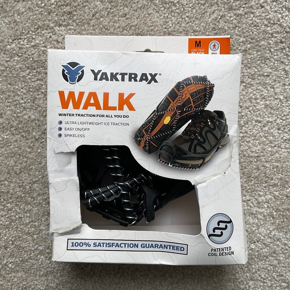 Yaktrax Walk Winter Traction Size M NWT